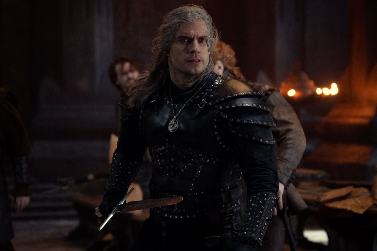 Henry Cavill as Geralt in Kaer Morhen in 'The Witcher'