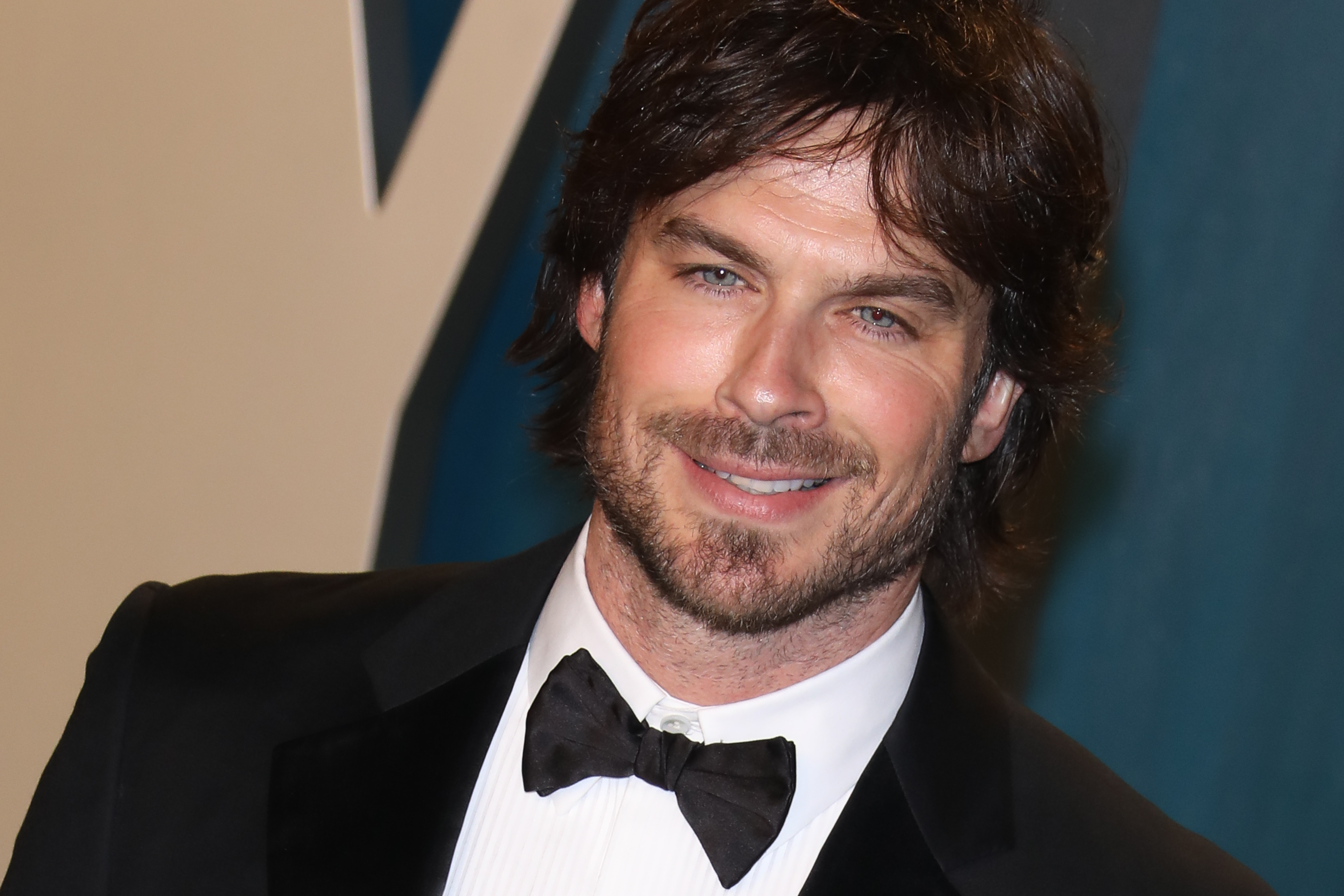 'The Vampire Diaries' star Ian Somerhalder, who auditioned for 'True Blood,' wears a black tux.