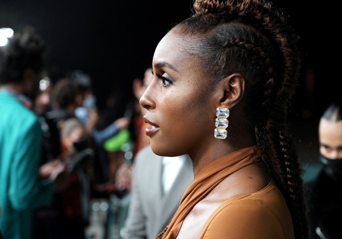 Issa Rae on red carpet