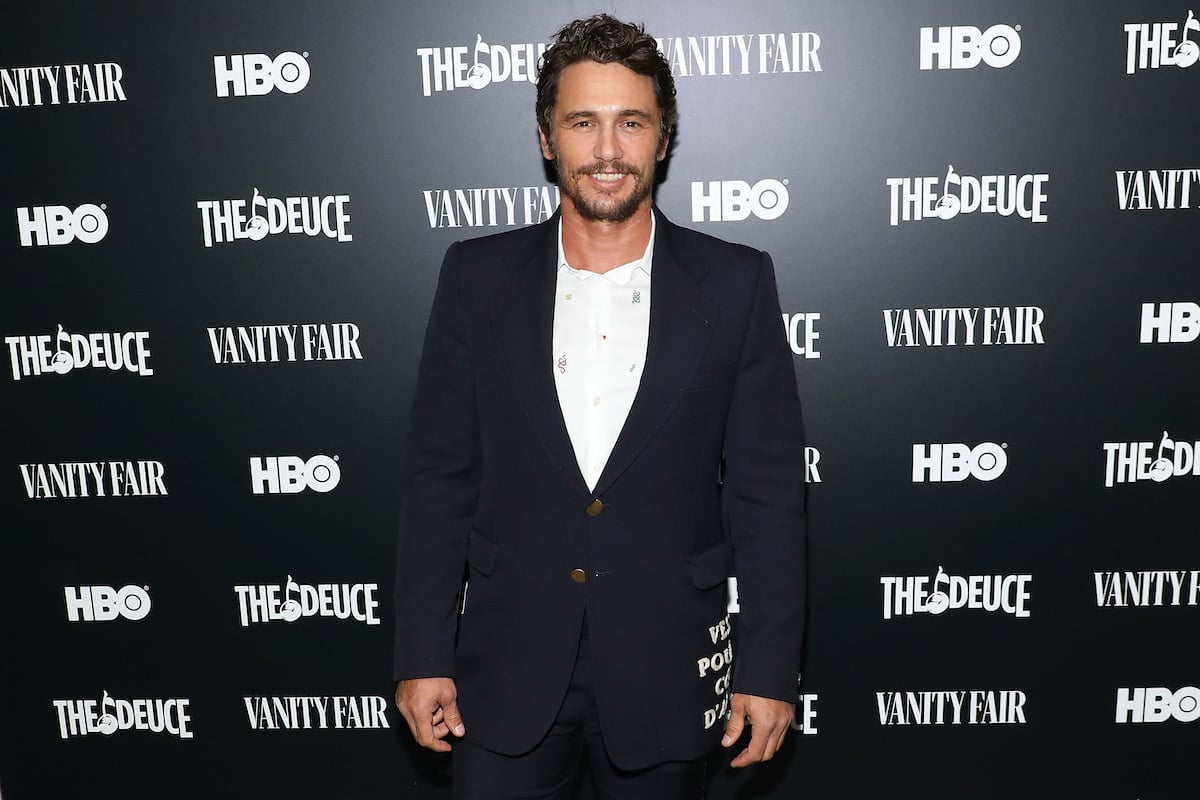 James Franco poses at an event.