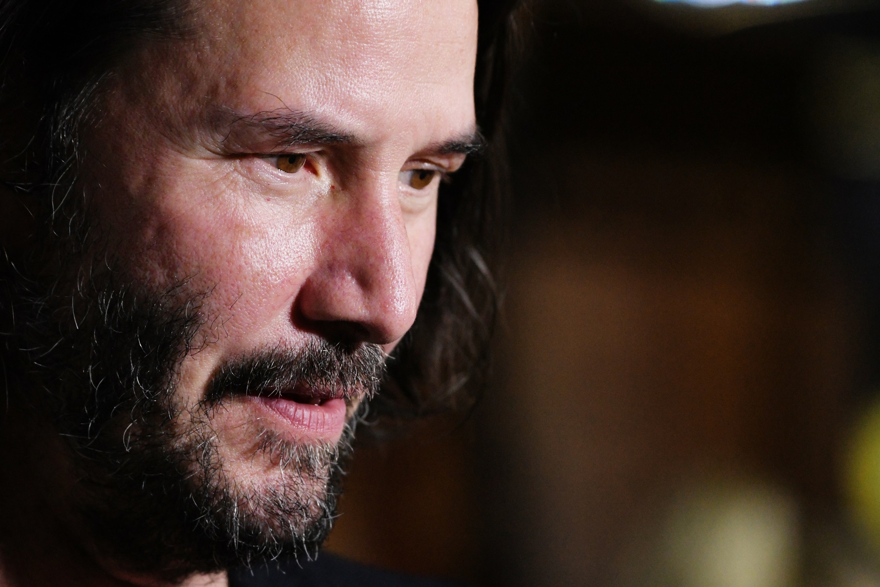 Keanu Reeves is seen at the special screening of 'Semper Fi' in Los Angeles