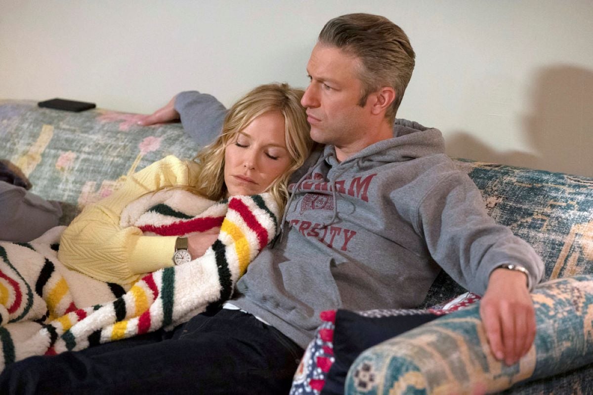 Kelli Giddish and Peter Scanavino as Amanda Rollins and Dominick Carisi in 'Law & Order SVU'