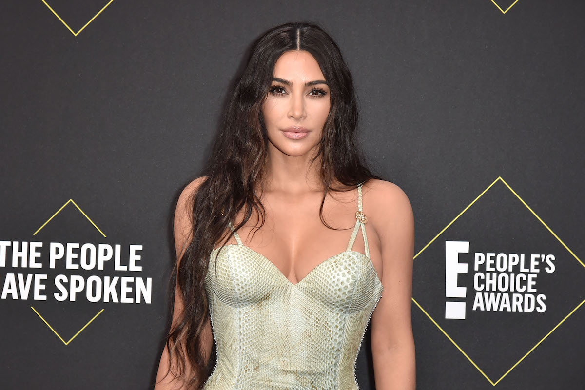 Kim Kardashian West poses at an event.