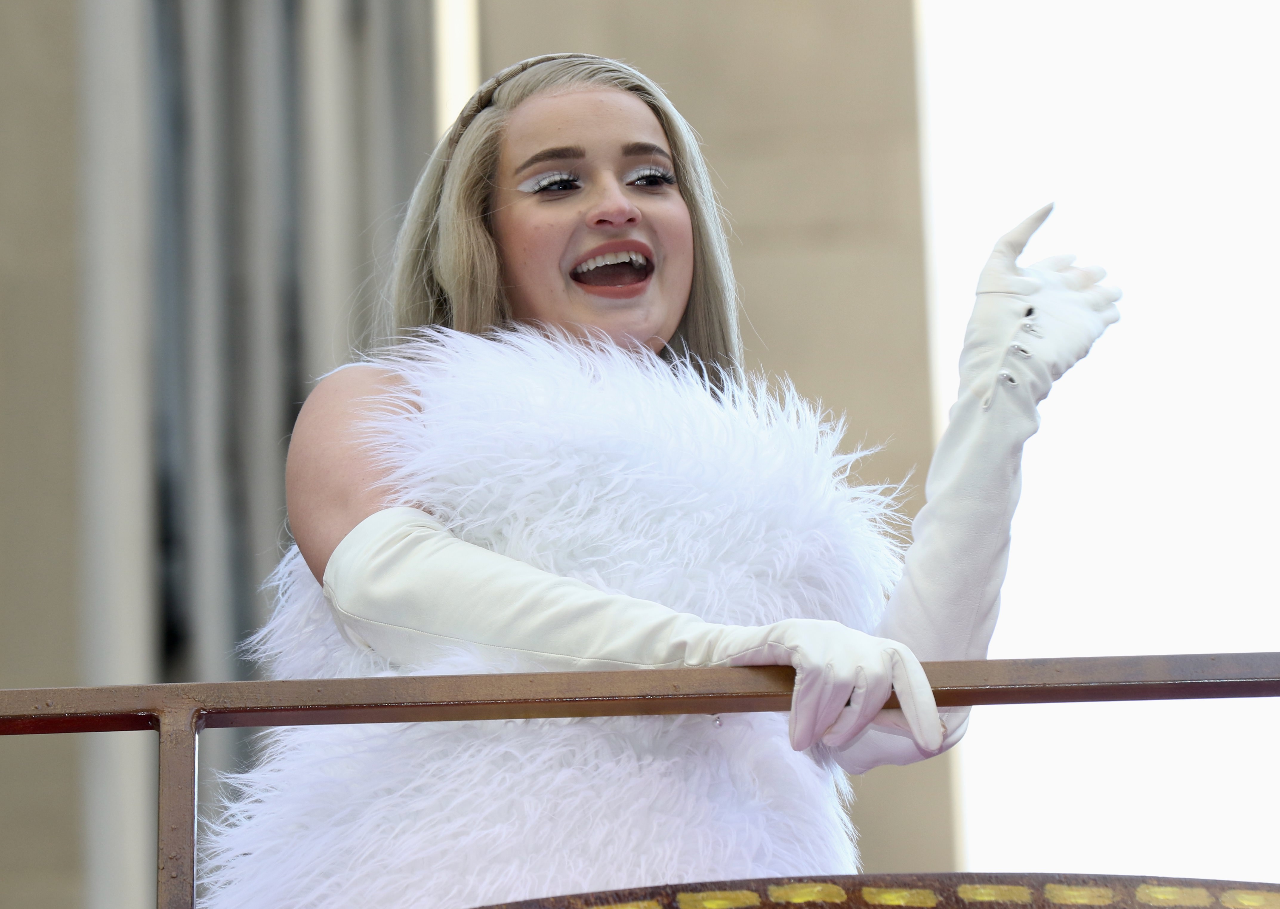 'Heart to Break' artist Kim Petras at Macy's Thanksgiving Day Parade