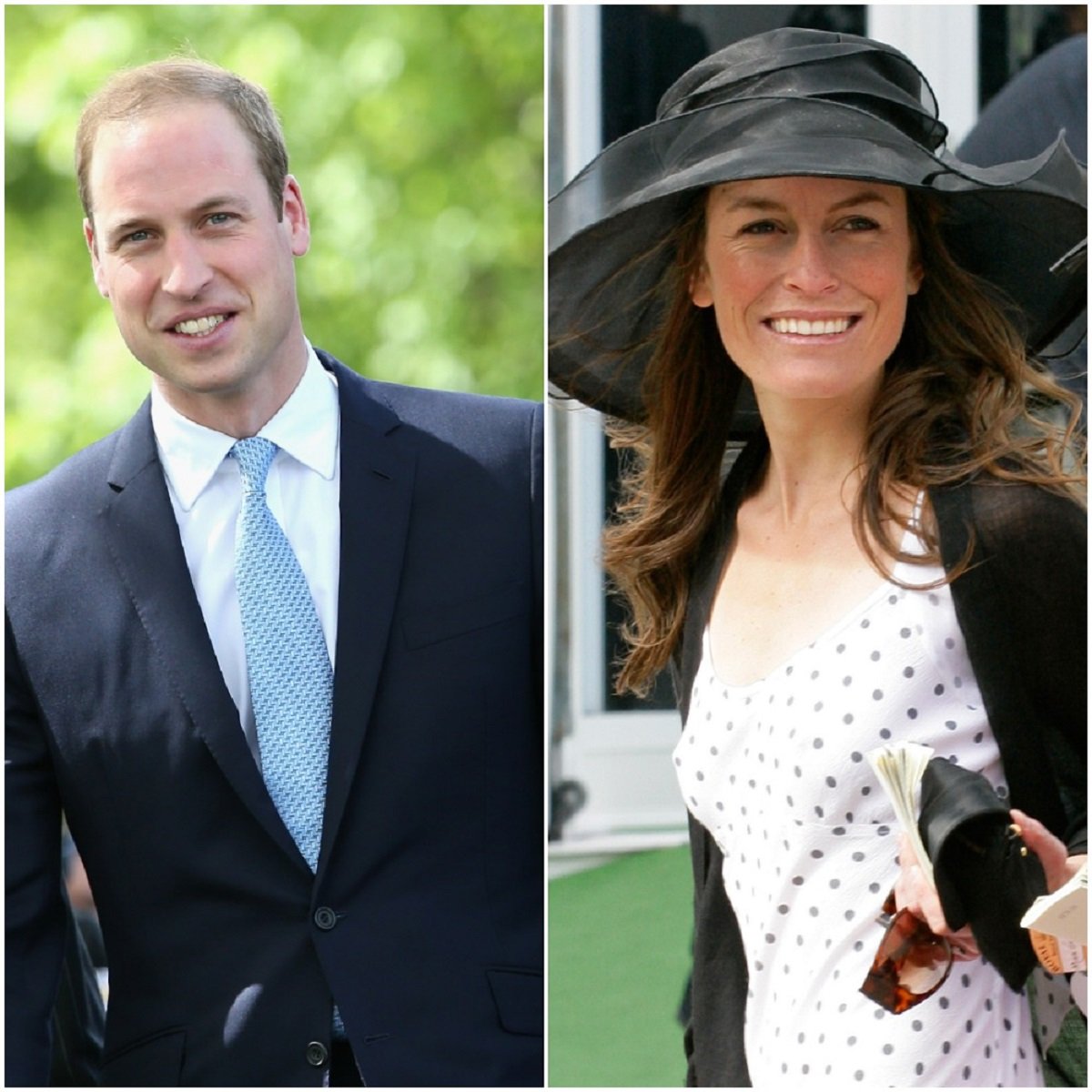 (L) Prince William arriving at the Royal Navy Submarine Museum, (R) Jecca Craig attends day 5 of Royal Ascot at Ascot Racecourse