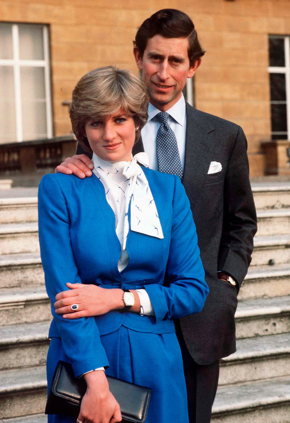 Lady Diana Spencer and Prince Charles' engagement photo
