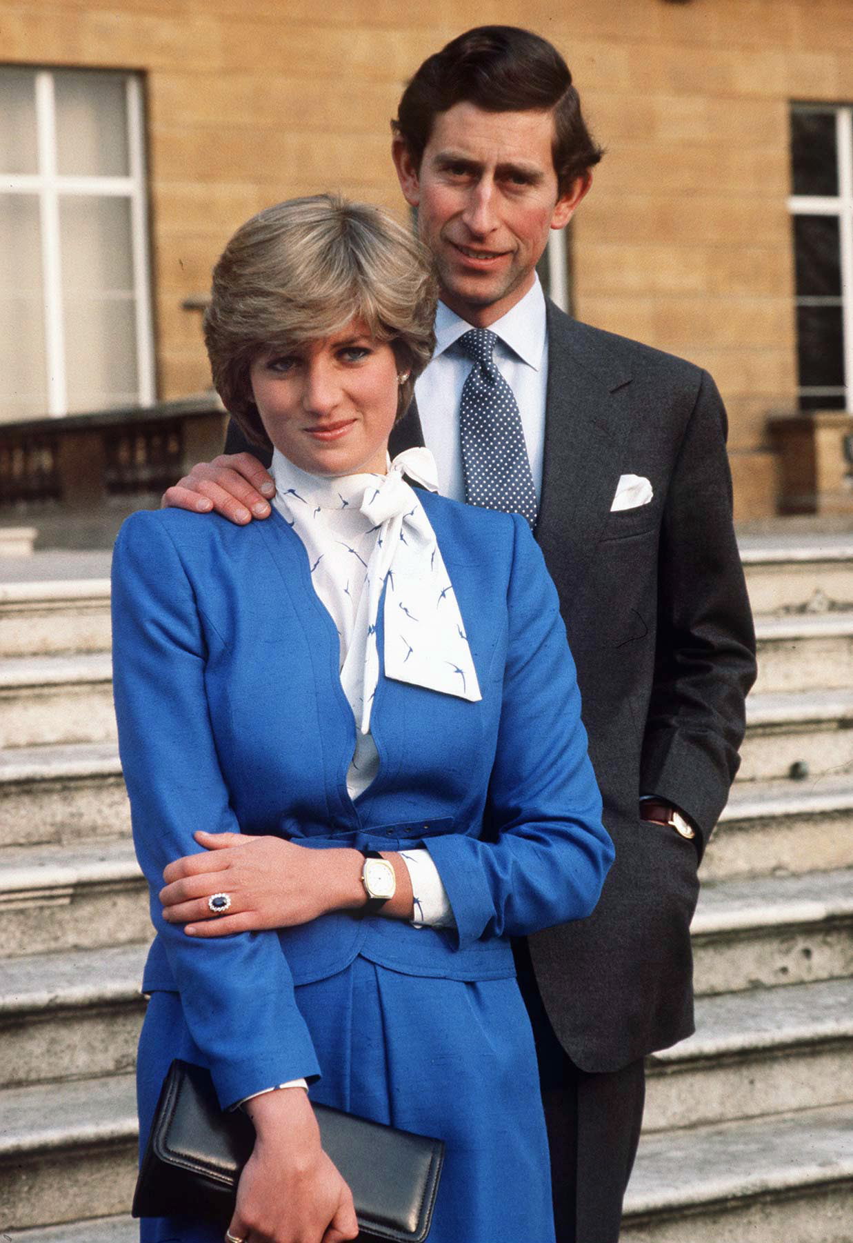 Lady Diana Spencer and Prince Charles' engagement photo