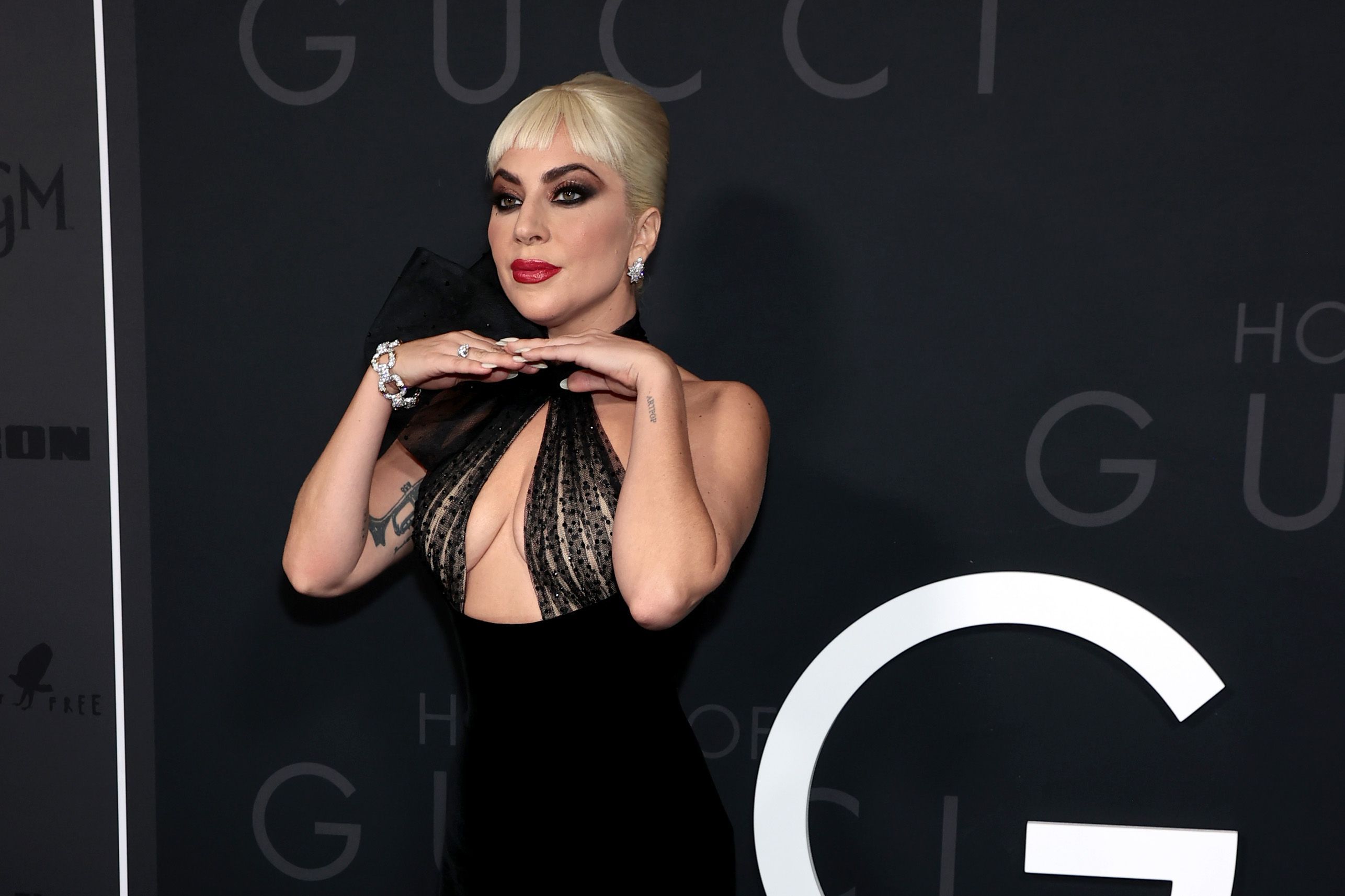 Lady Gaga attends the 'House Of Gucci' New York Premiere