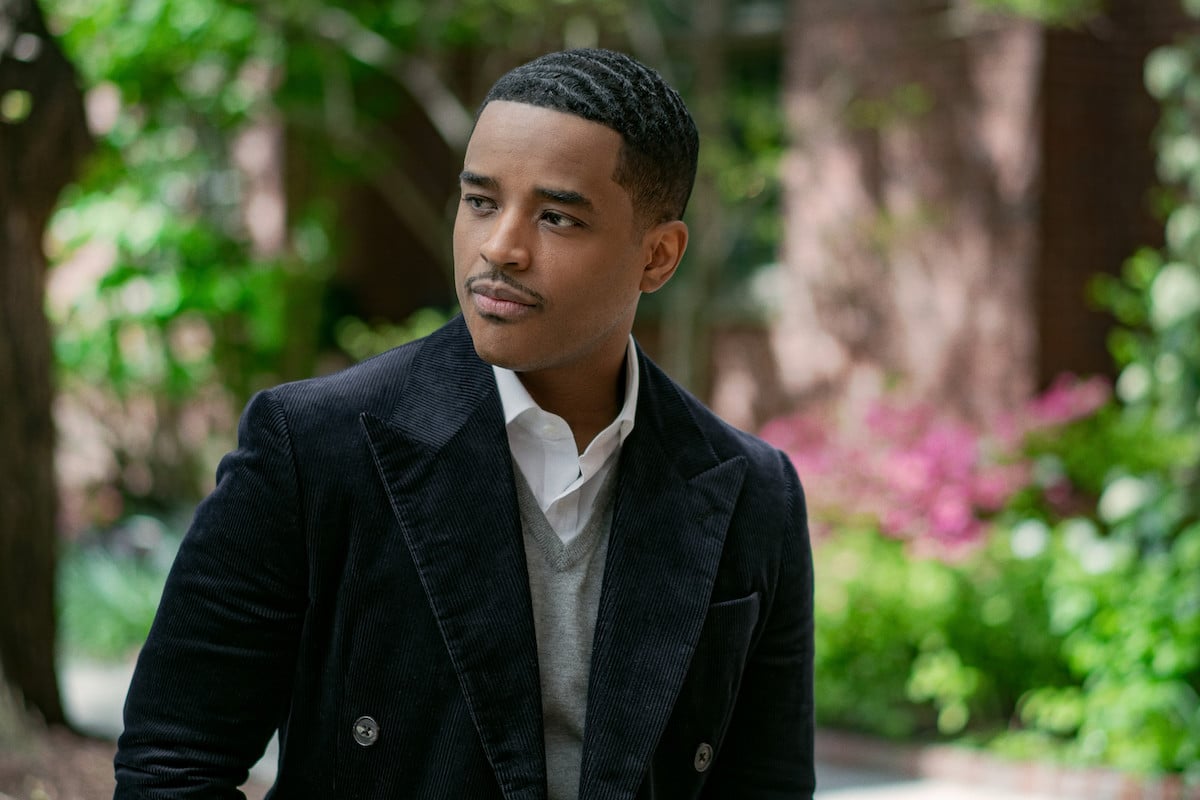 Larenz Tate as Rashad Tate wearing a Black jacket in 'Power Book II: Ghost'