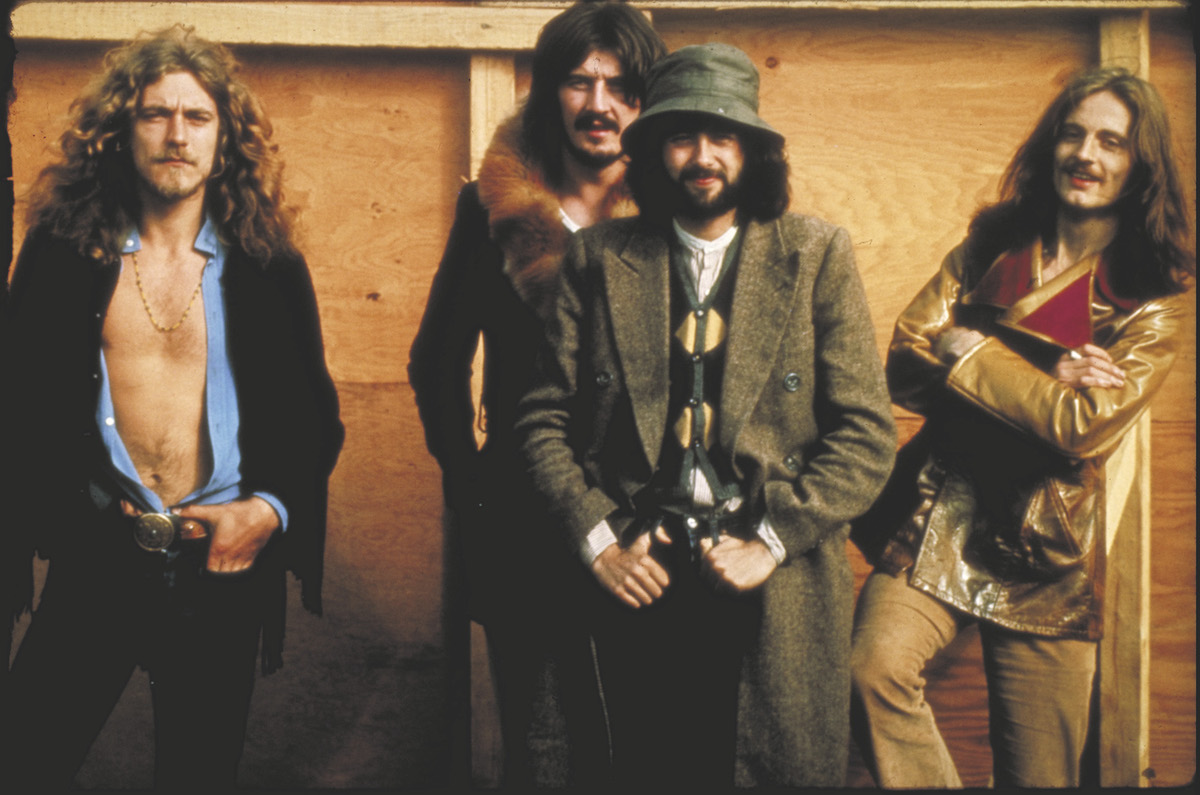 Led Zeppelin in June 1969: Robert Plant (left), John Bonham, Jimmy Page, John Paul Jones