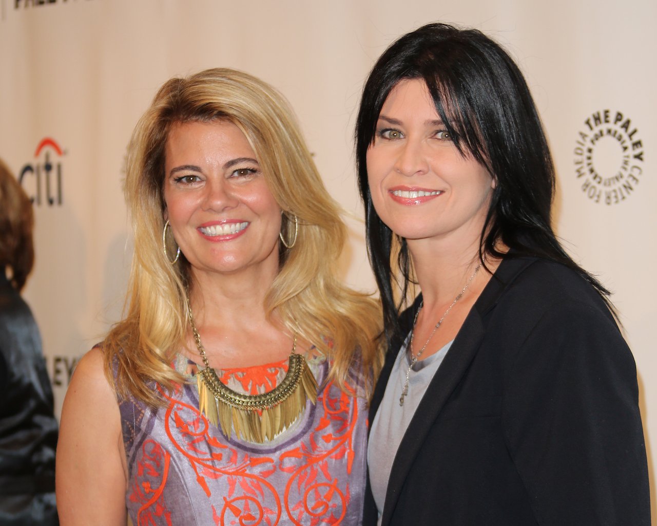   Actors Lisa Whelchel (L) and Nancy McKeon (R) attend the 2014 PaleyFest Fall TV preview of 'The Facts Of Life' 35th anniversary reunion at The Paley Center for Media