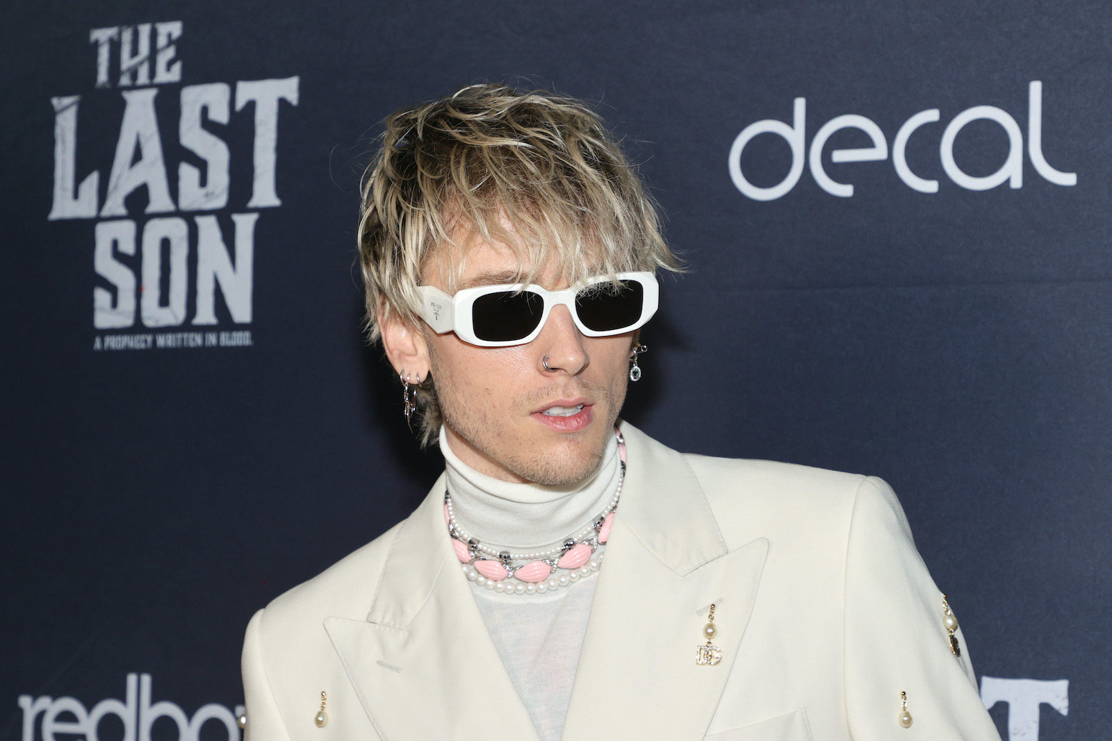 Machine Gun Kelly (Colson Baker) attends as Redbox hosts a red-carpet screening for the film The Last Son