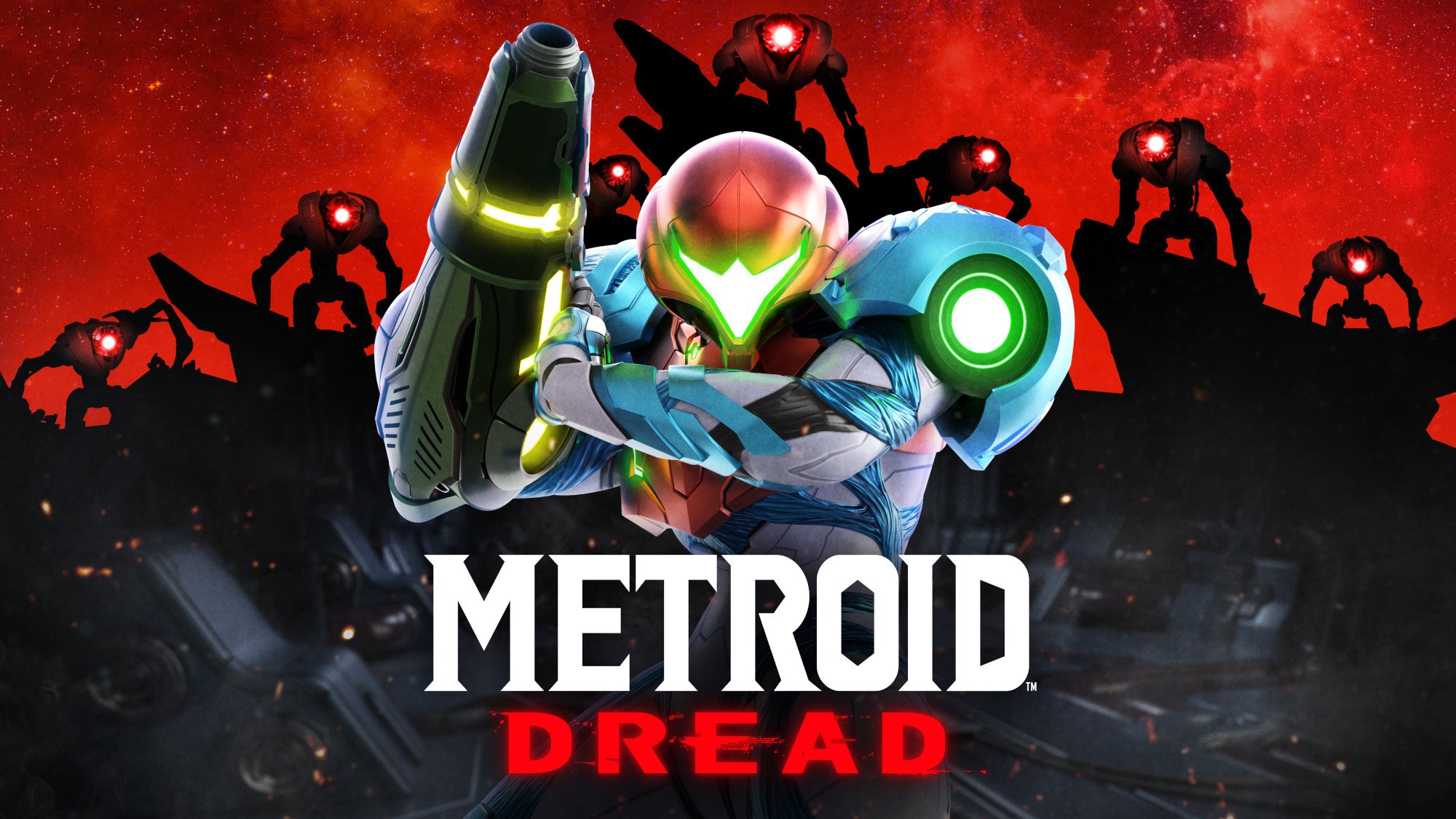 'Metroid Dread' artwork for Nintendo Switch.