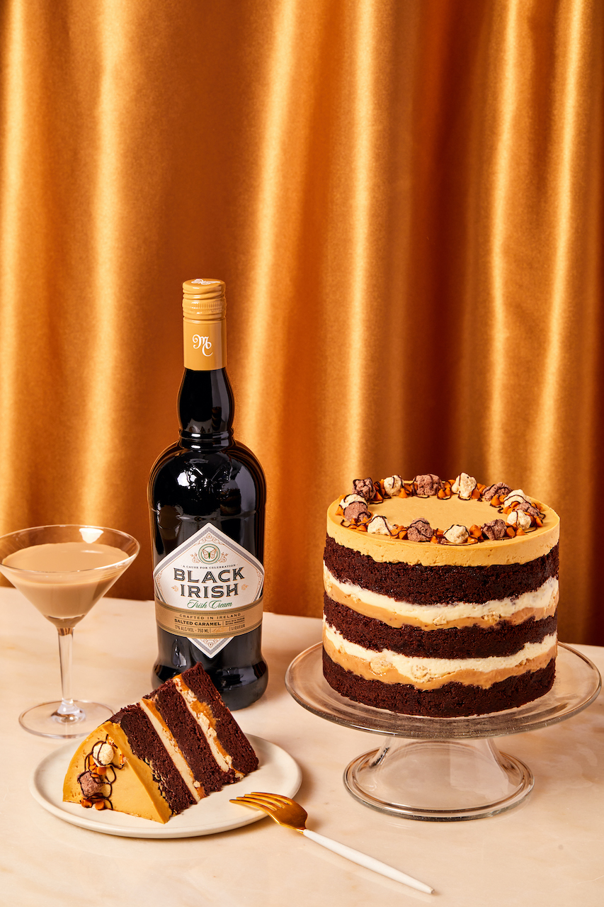 Mariah Carey's Black Irish Brand and Double Chocolate Caramel Cream Cake 