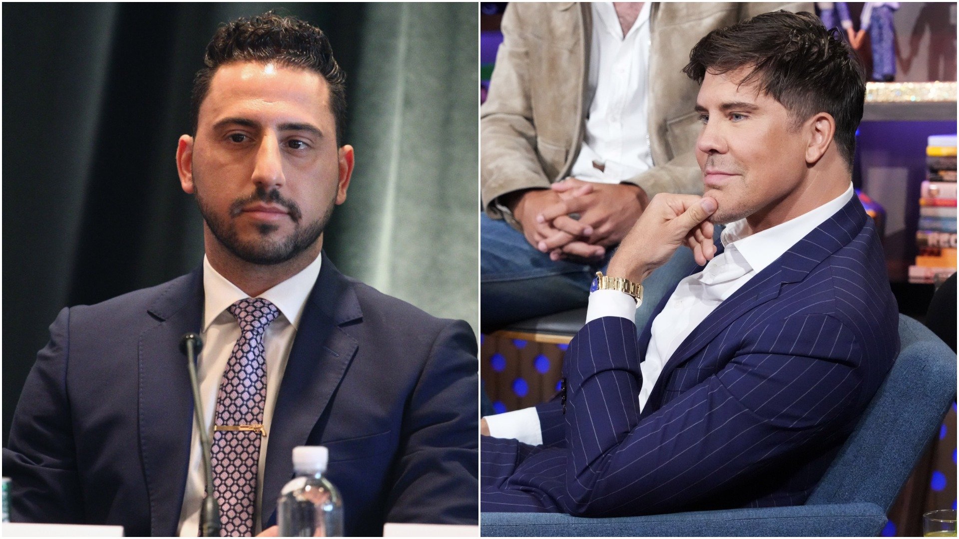 Josh Altman from Million Dollar Listing Los Angles at a real estate summit and Fredrik Eklund at WWHL 