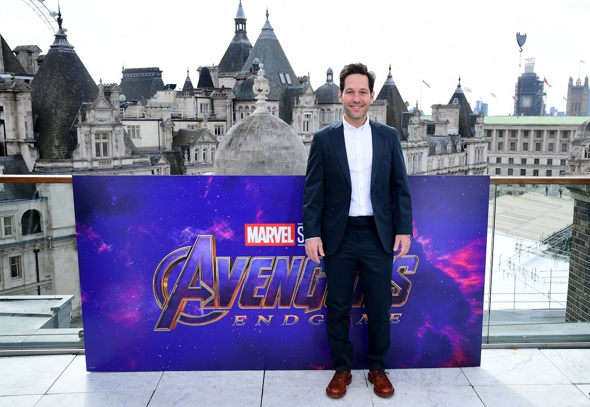 Paul Rudd smiling while wearing a suit