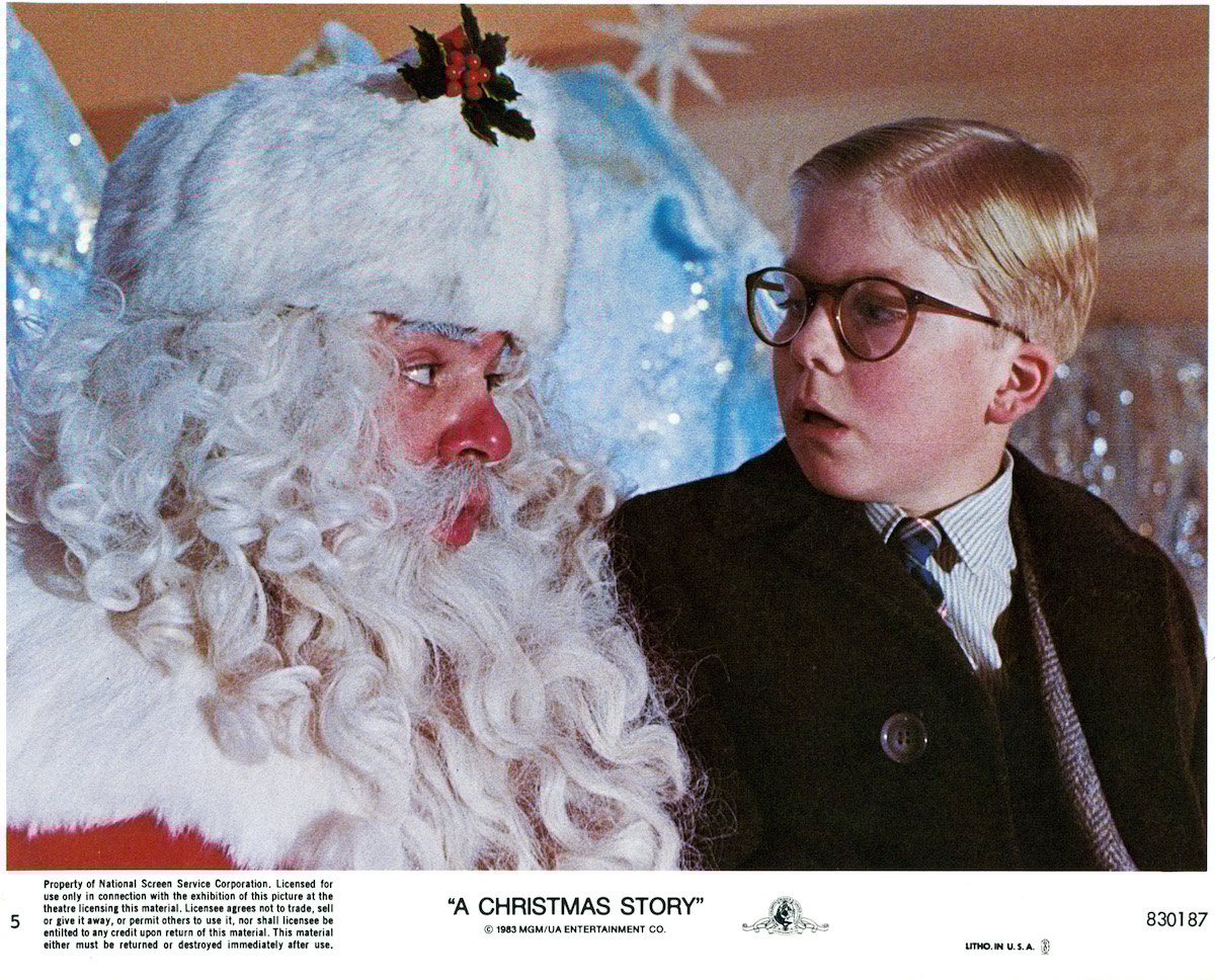 Peter Billingsley in a Christmas movie with Santa Clause