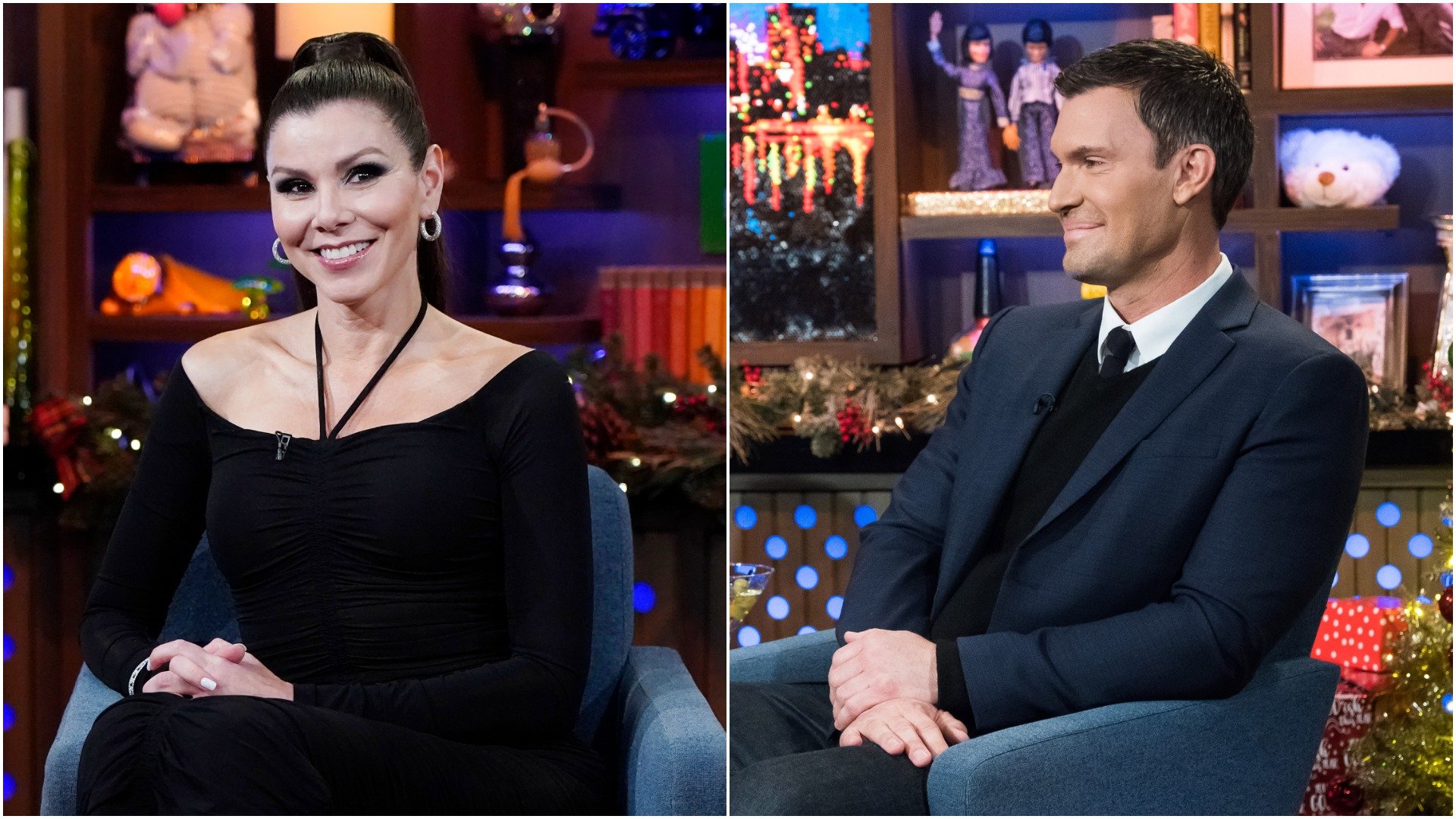 Heather Dubrow from RHOC was a guest on WWHL, plus Jeff Lewis from Bravo's Flipping Out was a guest on WWHL at another time