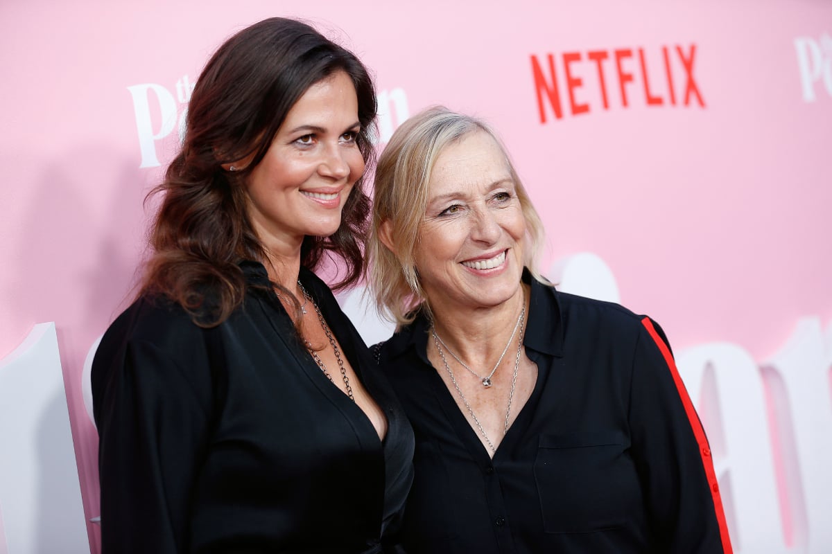 RHOM Julia Lemigova and her wife Martina Navratilova attend "The Politician" New York Premiere at DGA Theater on September 26, 2019 in New York City