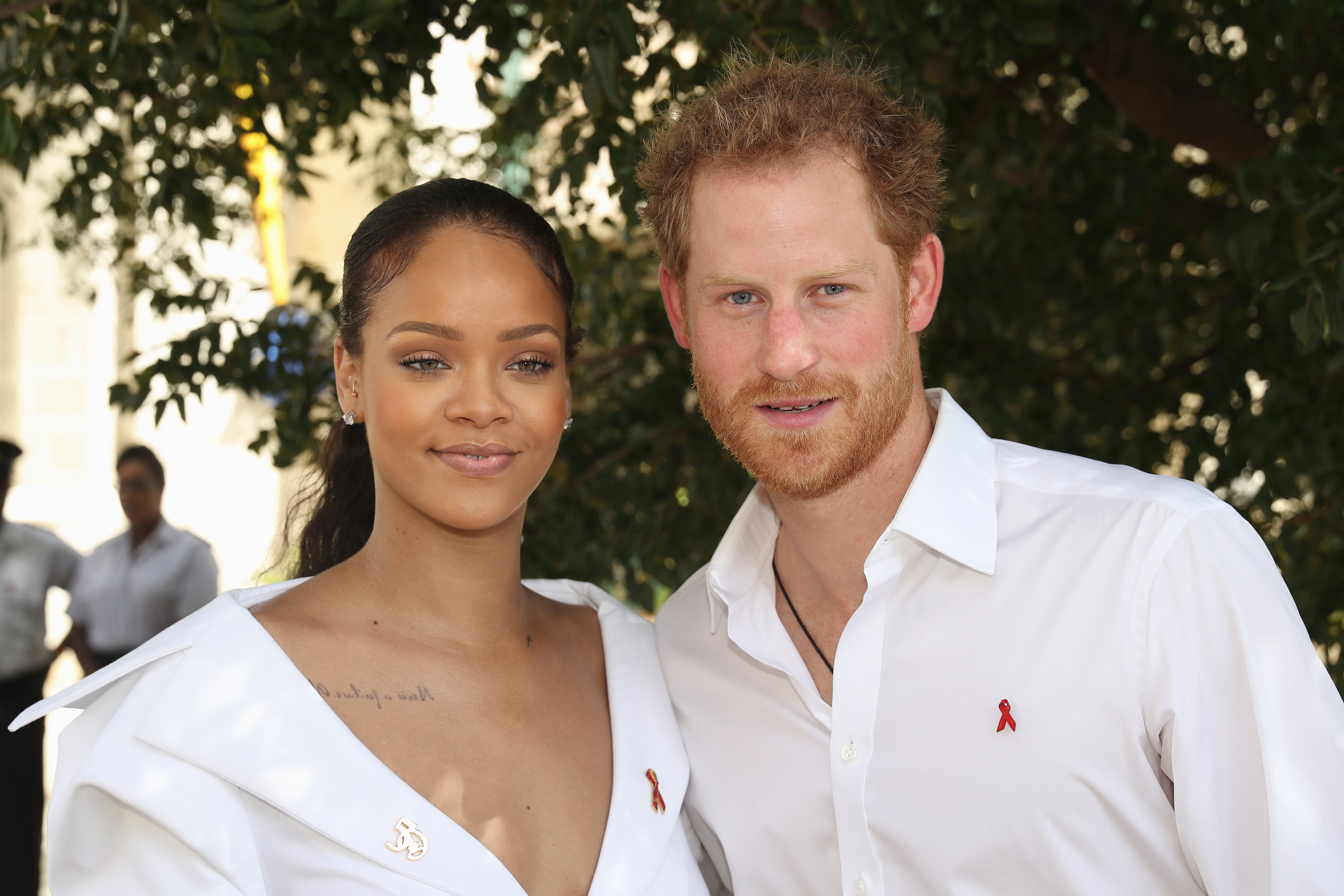 Rihanna and Prince Harry attend the 'Man Aware' event in Barbados