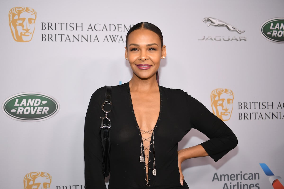 Samantha Mumba poses for the cameras at the 2019 British Academy Britannia Awards