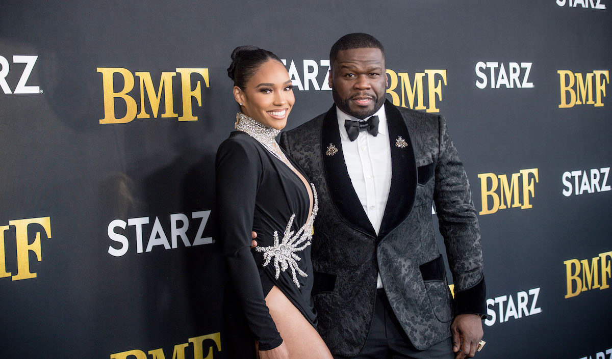 Starz producer and actor Curtis '50 Cent' Jackson and Jamira Haines