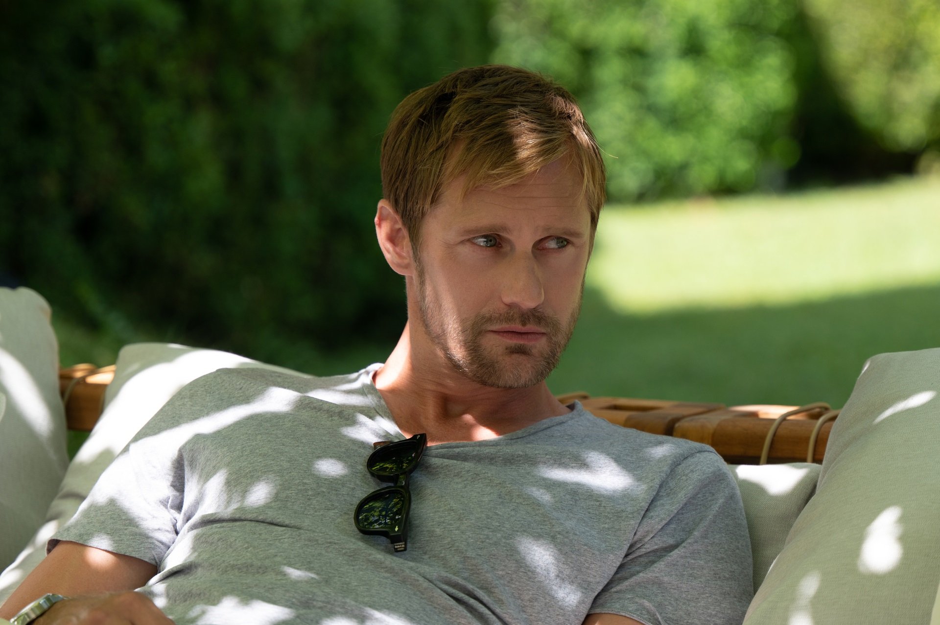 'Succession' cast member Alexander Skarsgard portraying