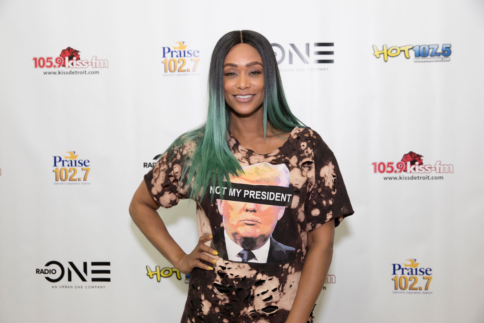 Tami Roman from The Real World at the 2017 Women's Empowerment Expo at Cobo Center in Detroit, Michigan