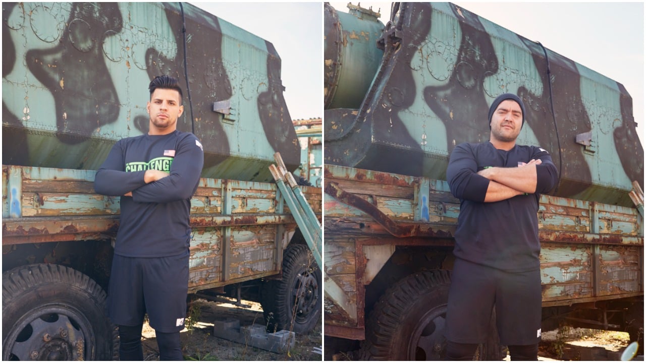 Fessy Shafaat and CT Tamburello pose for 'The Challenge: Total Madness' cast photos