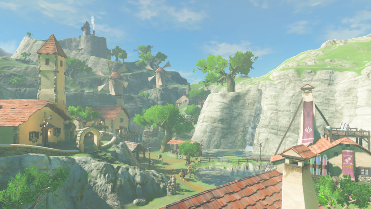 Hateno Village, where 'The Legend of Zelda: Breath of the Wild' Tarrey Town sidequest began and inspired an 'Animal Crossing: New Horizons' player to recreate