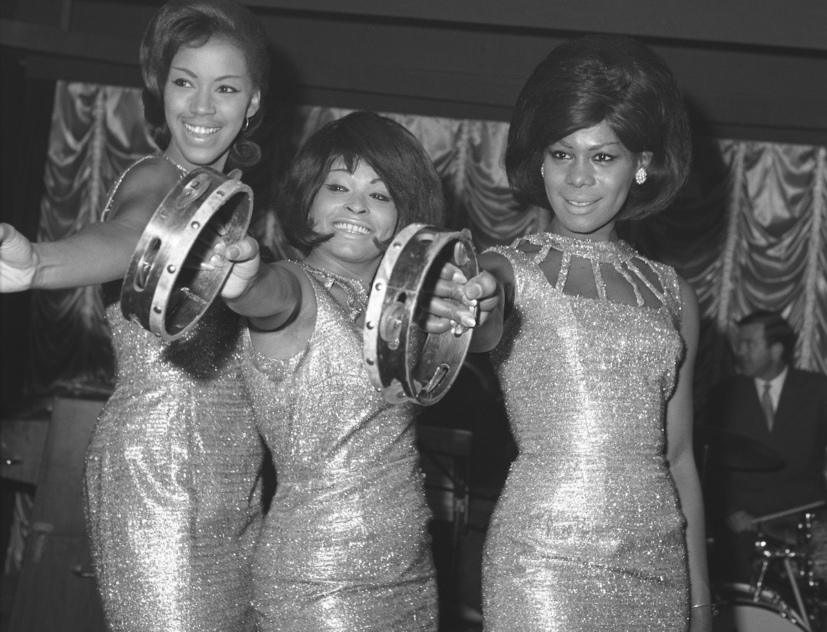 The Marvelettes in the UK on tour promo shoot
