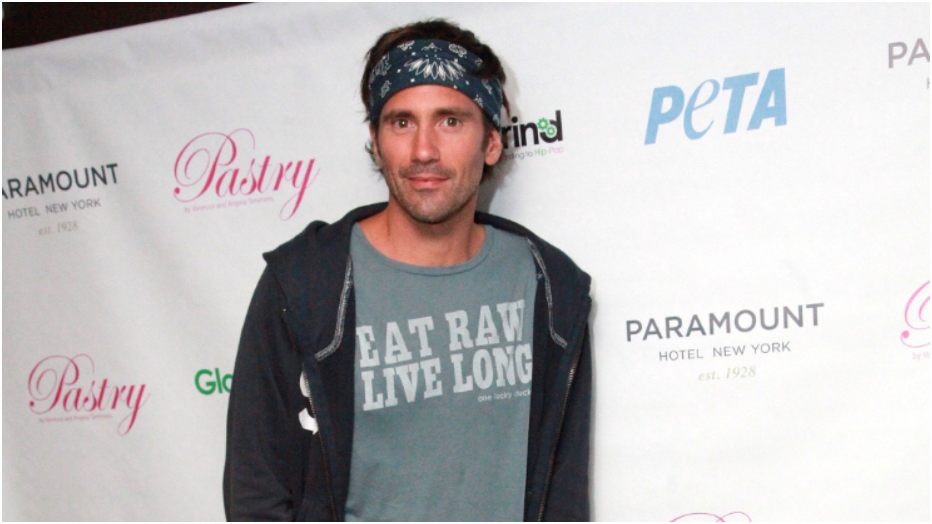 Eric Nies from The Real World: New York attends the unveiling of Angela Simmons' PETA campaign