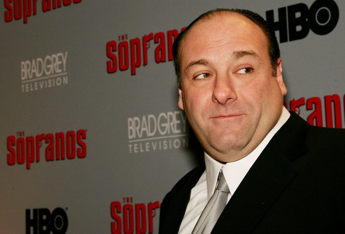 The Sopranos James Gandolfini attends the sixth season premiere of the HBO at the Museum Of Modern Art, on March 7, 2006 in New York City