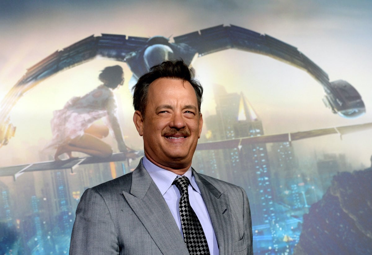 Tom Hanks arrives at the ‘Cloud Atlas’ premiere