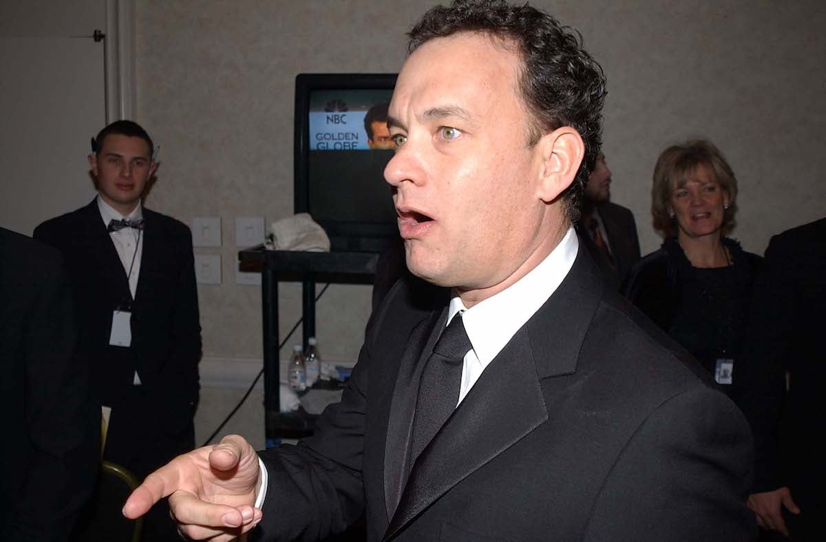 Tom Hanks during the 2001 Golden Globes