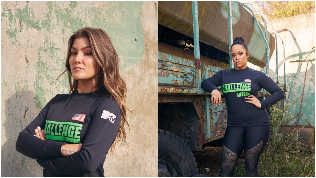 Tori Deal and Aneesa Ferreira pose for 'The Challenge: Total Madness' cast photos