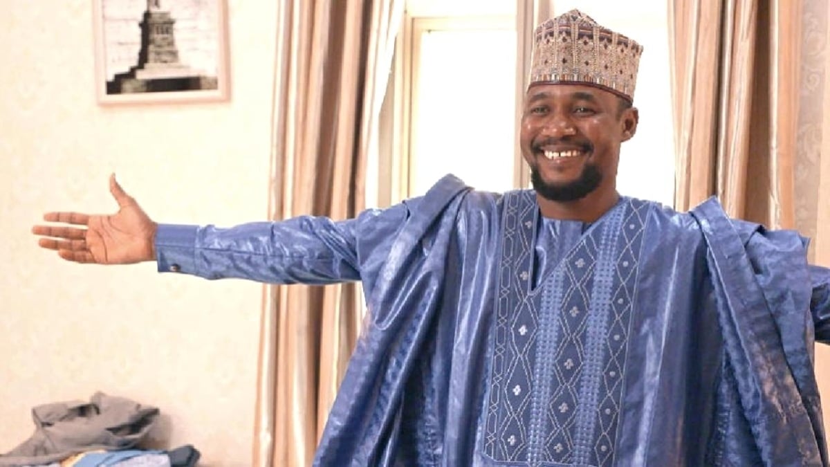 Usman 'Sojaboy' Umar on his wedding day wearing traditional Nigerian wedding garb on '90 Day Fiancé: Before the 90 Days' Season 4