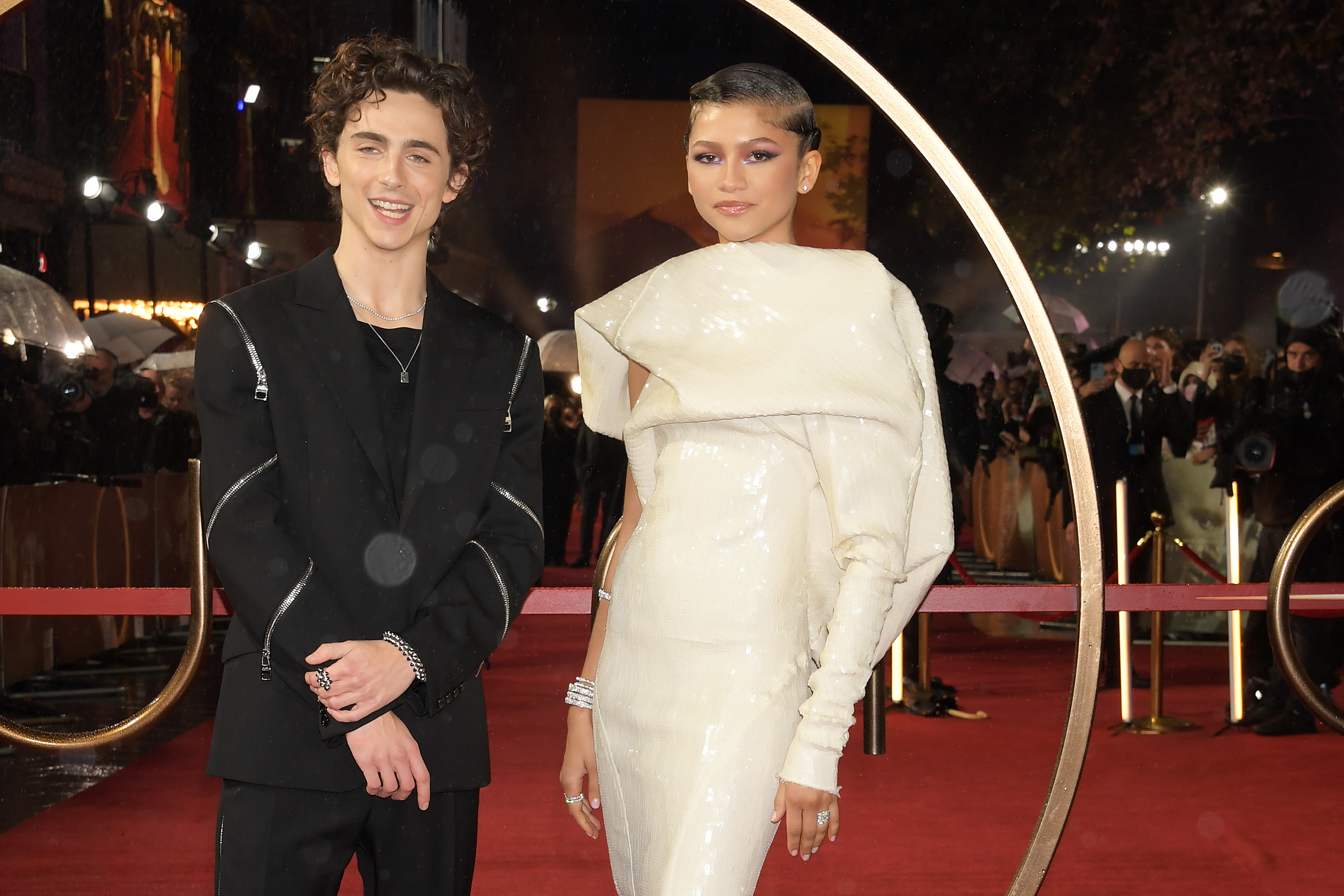 Timothée Chalamet and Zendaya attend the UK Special Screening of 'Dune'