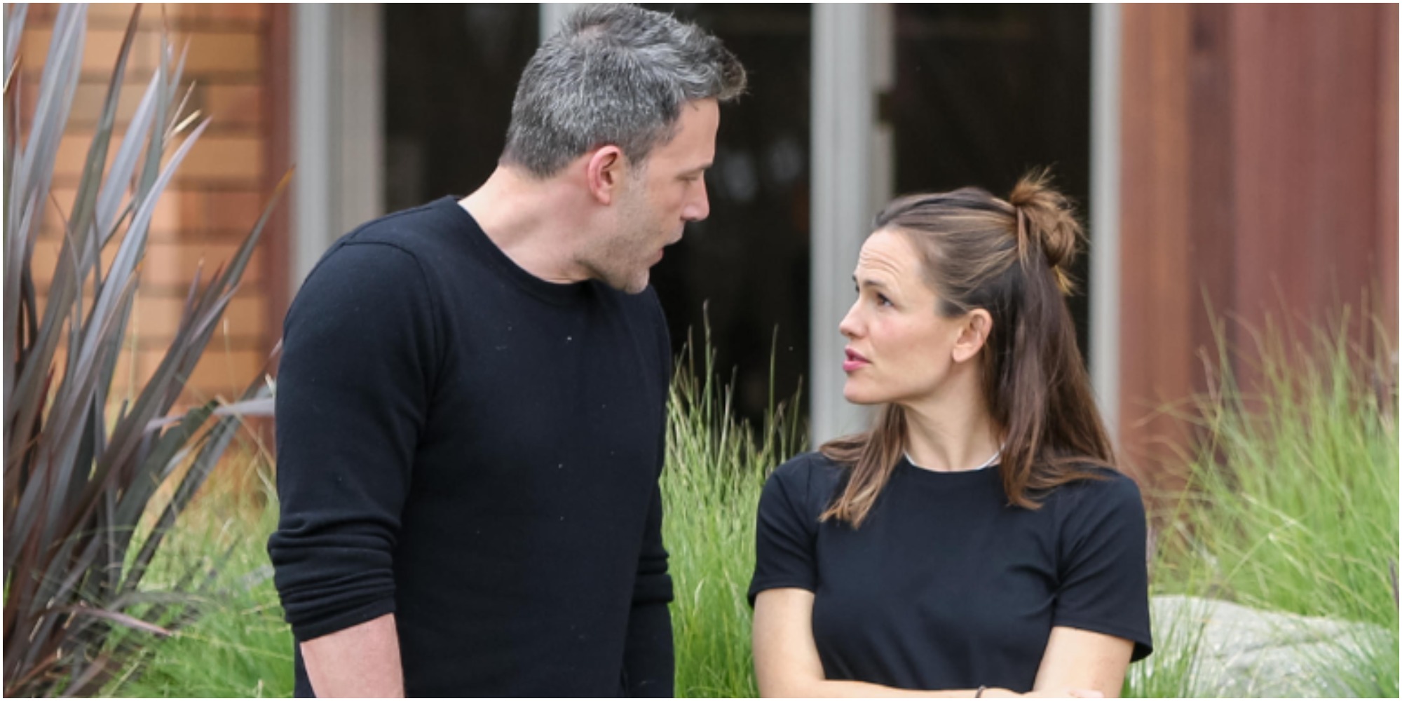Jennifer Garner and Ben Affleck are seen on February 27, 2020 in Los Angeles, California.