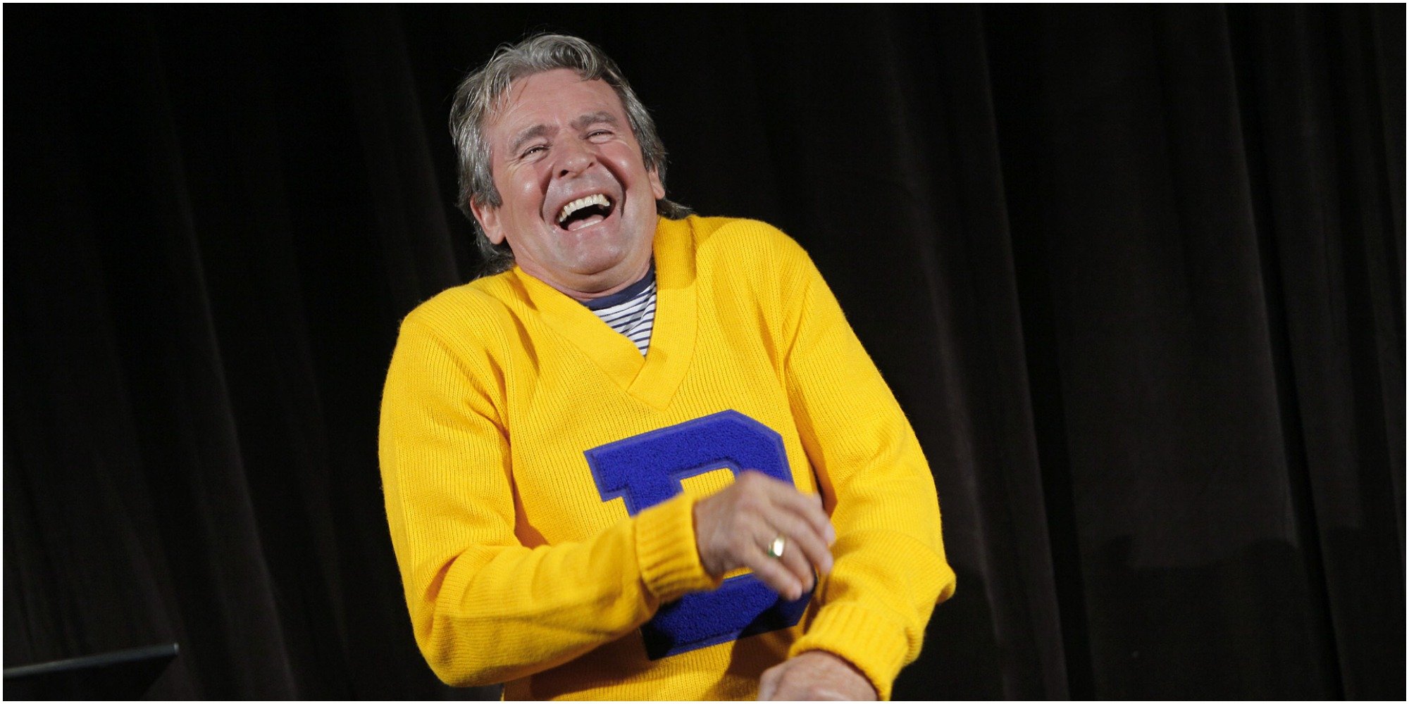 Davy Jones attends a live reading of SpongeBob SquarePants.