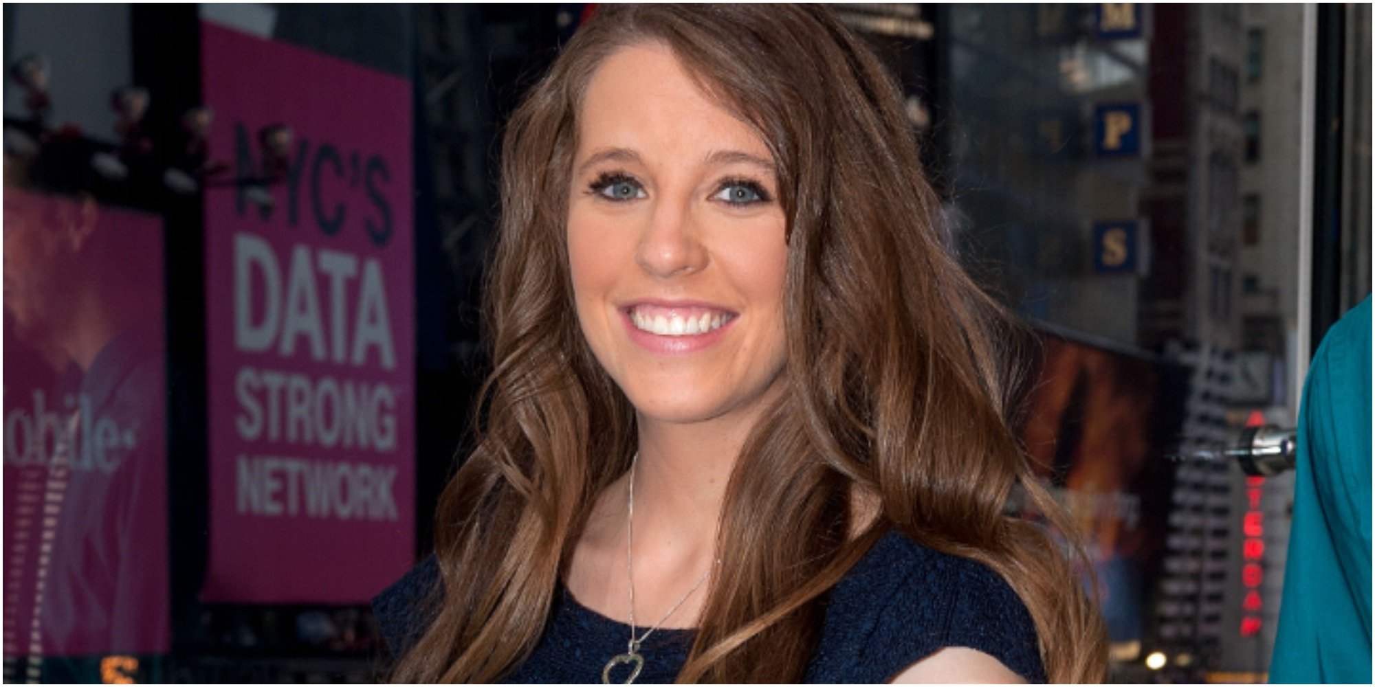 Jill Duggar smiles for a publicity photograph.