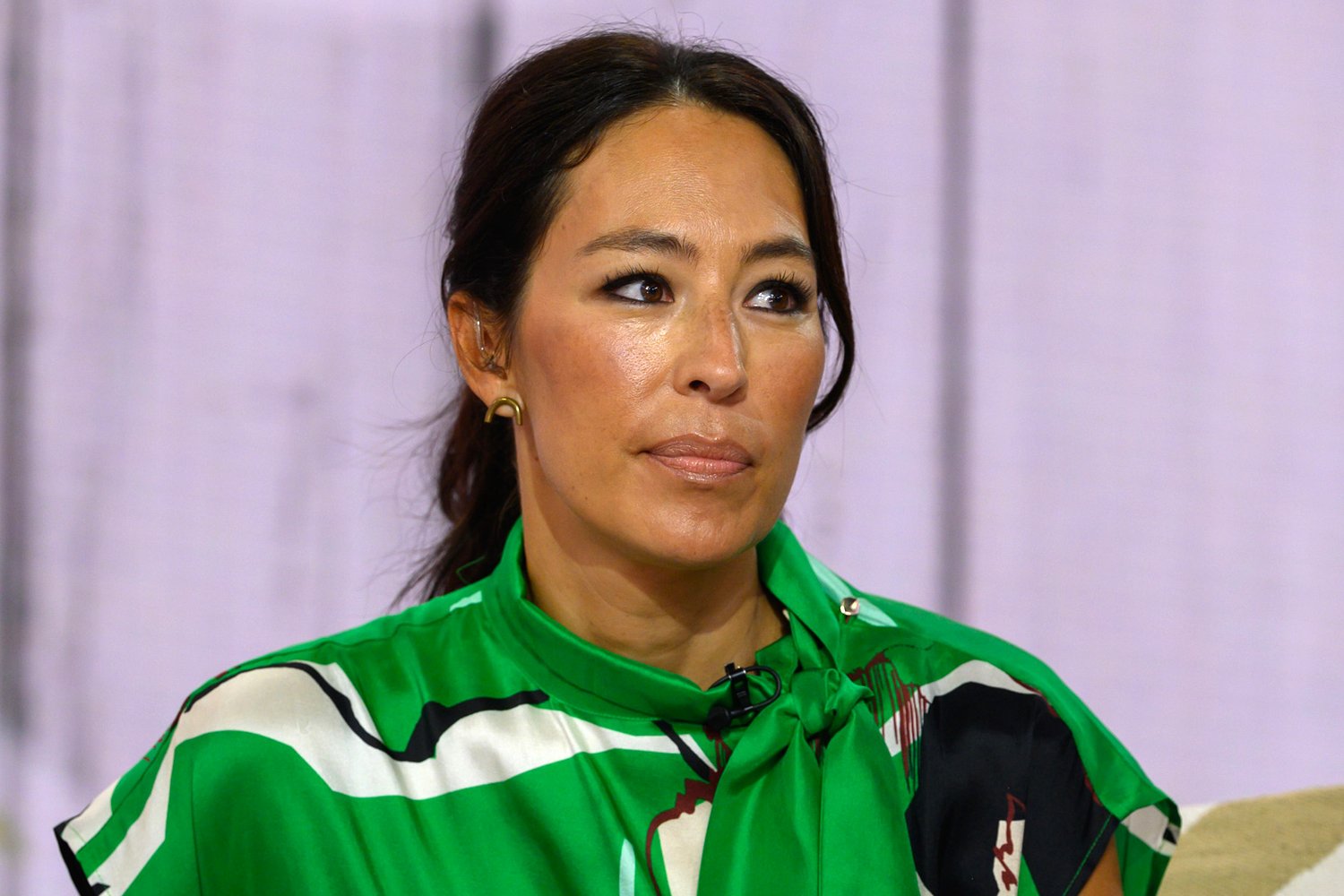 Joanna Gaines looking serious