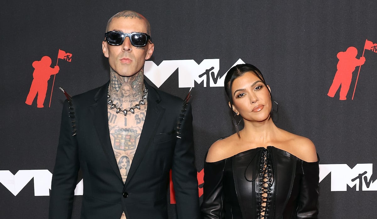 Travis Barker and Kourtney Kardashian blended family