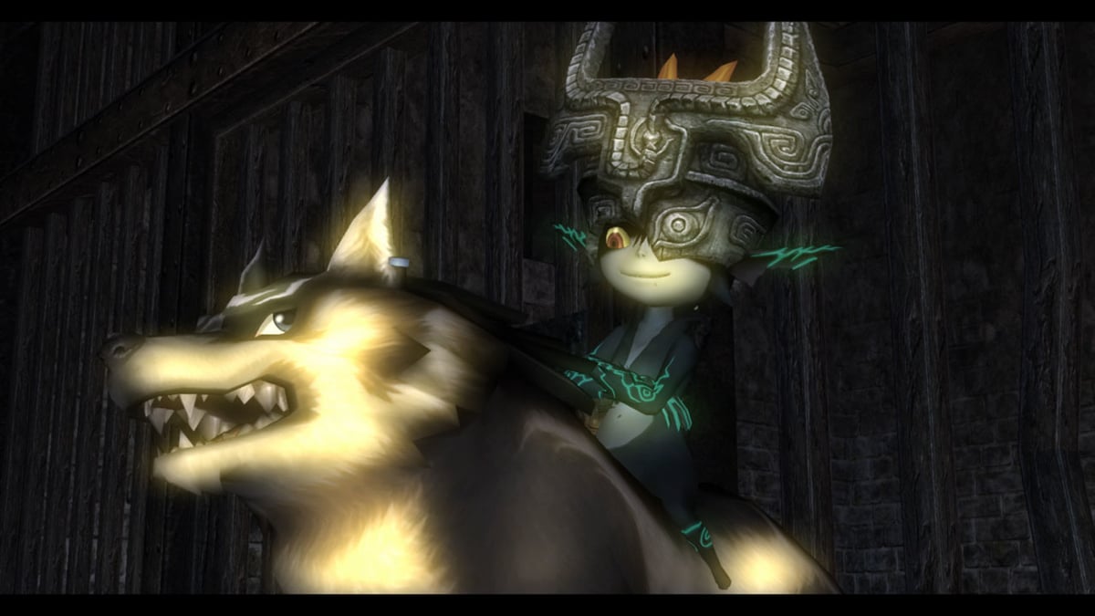 Midna and Wolf Link from 'The Legend of Zelda: Twilight Princess HD'