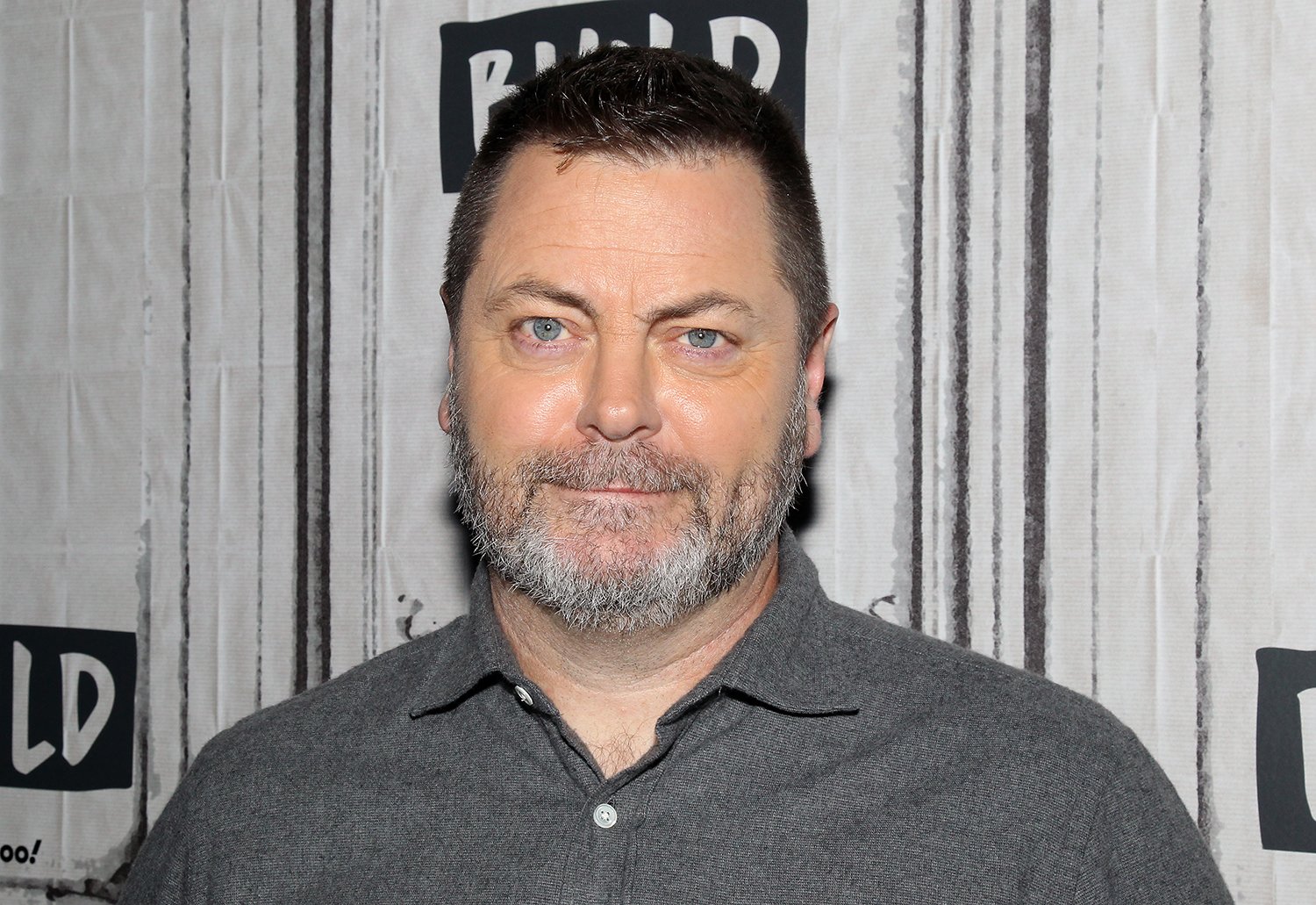 The Last of Us cast member Nick Offerman at Build Studio