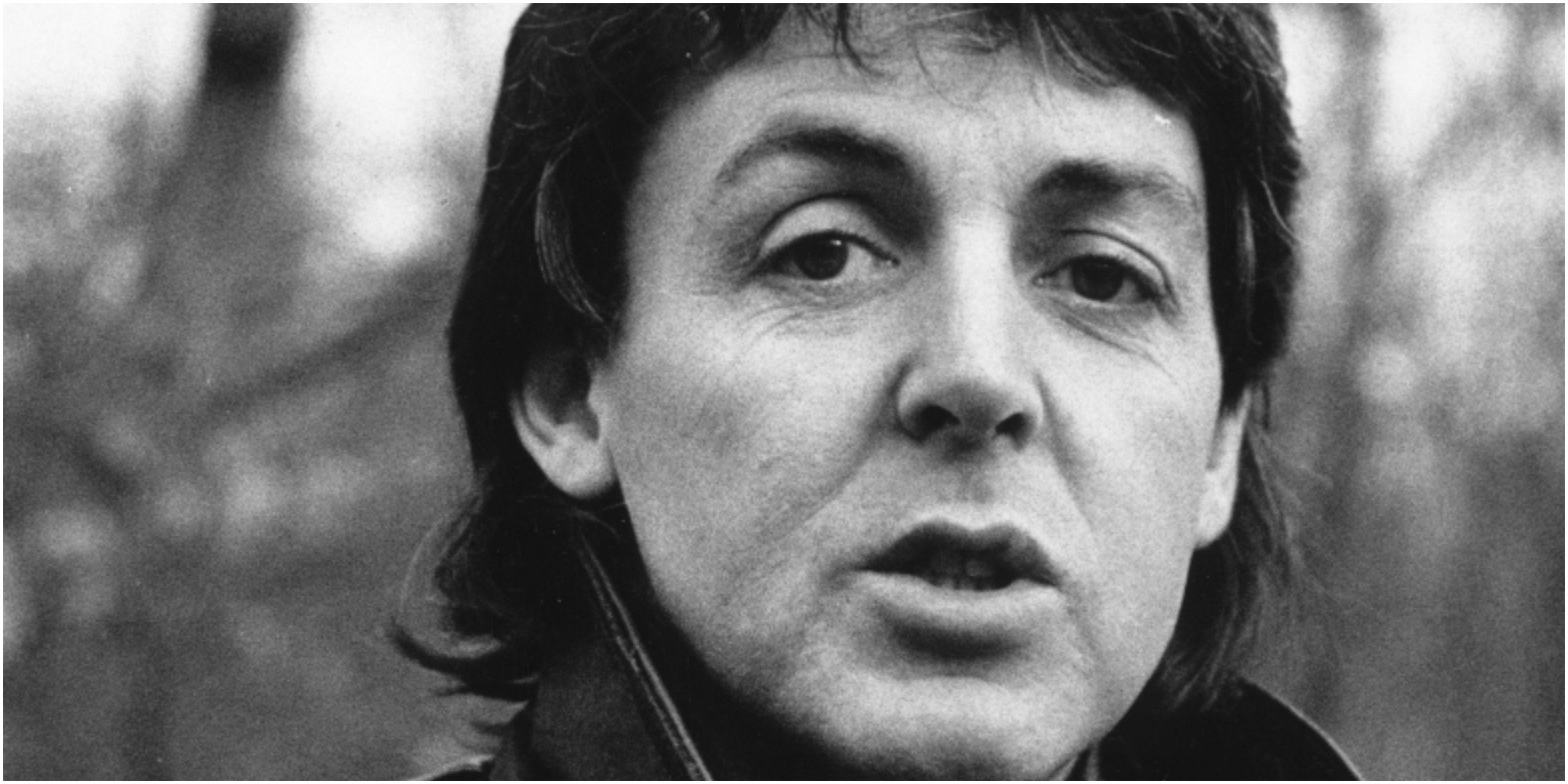 Paul McCartney on his farm near Rye, Sussex.