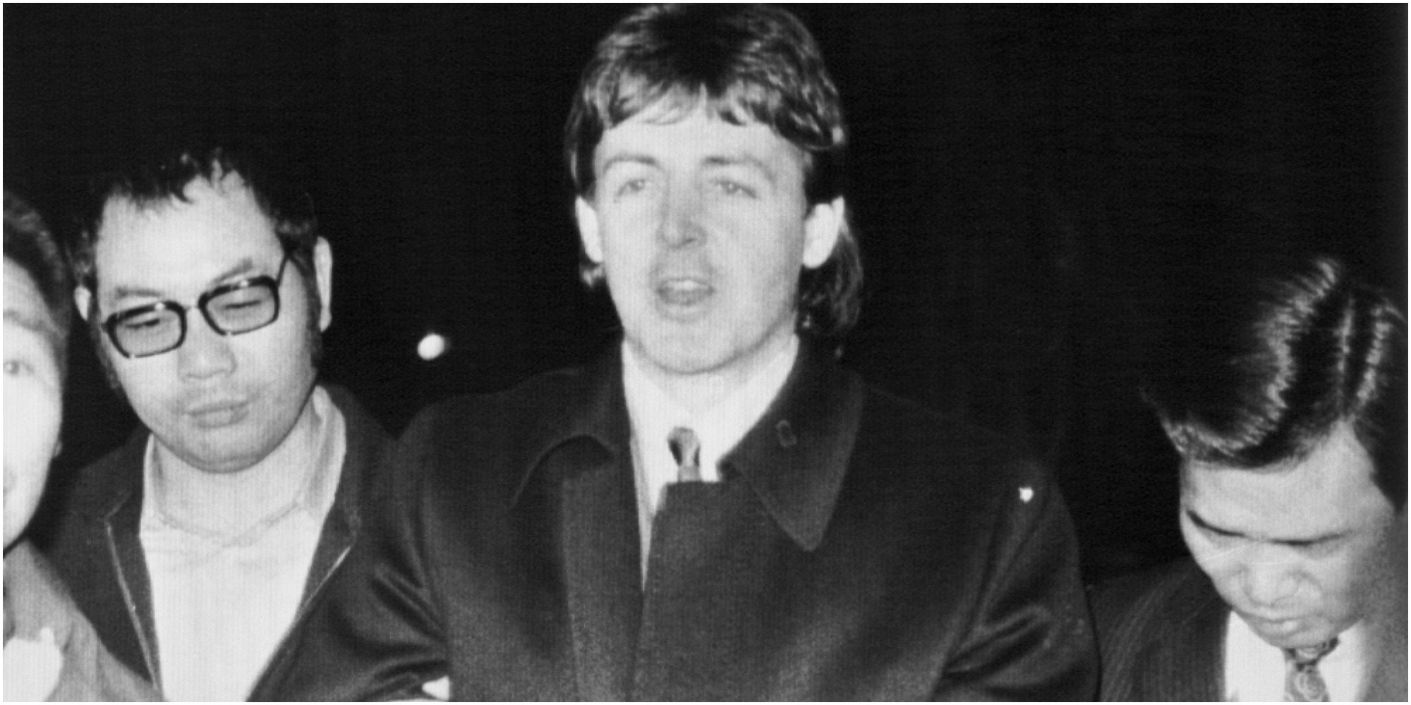 Paul McCartney arrest in 1980 in Japan.
