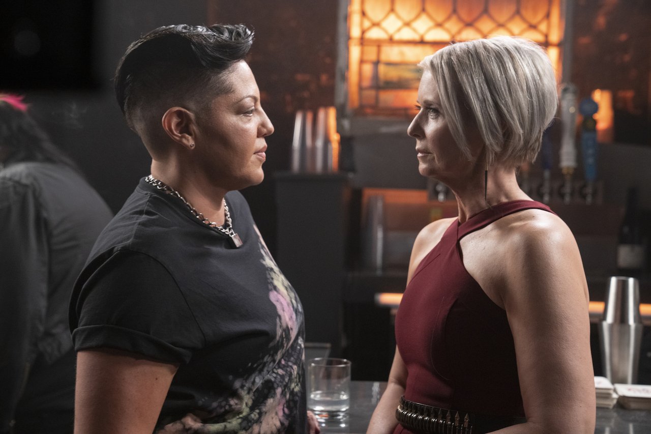 Sara Ramirez and Cynthia Nixon on 'And Just Like That...'