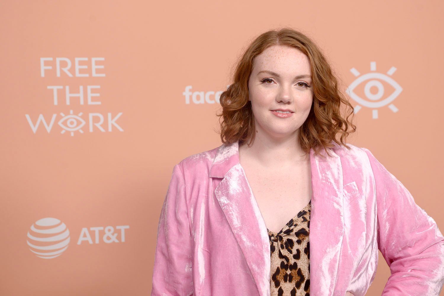 Shannon Purser, who plays Ethel Muggs in the Riverdale 100th episode, attends Free The Work Launch