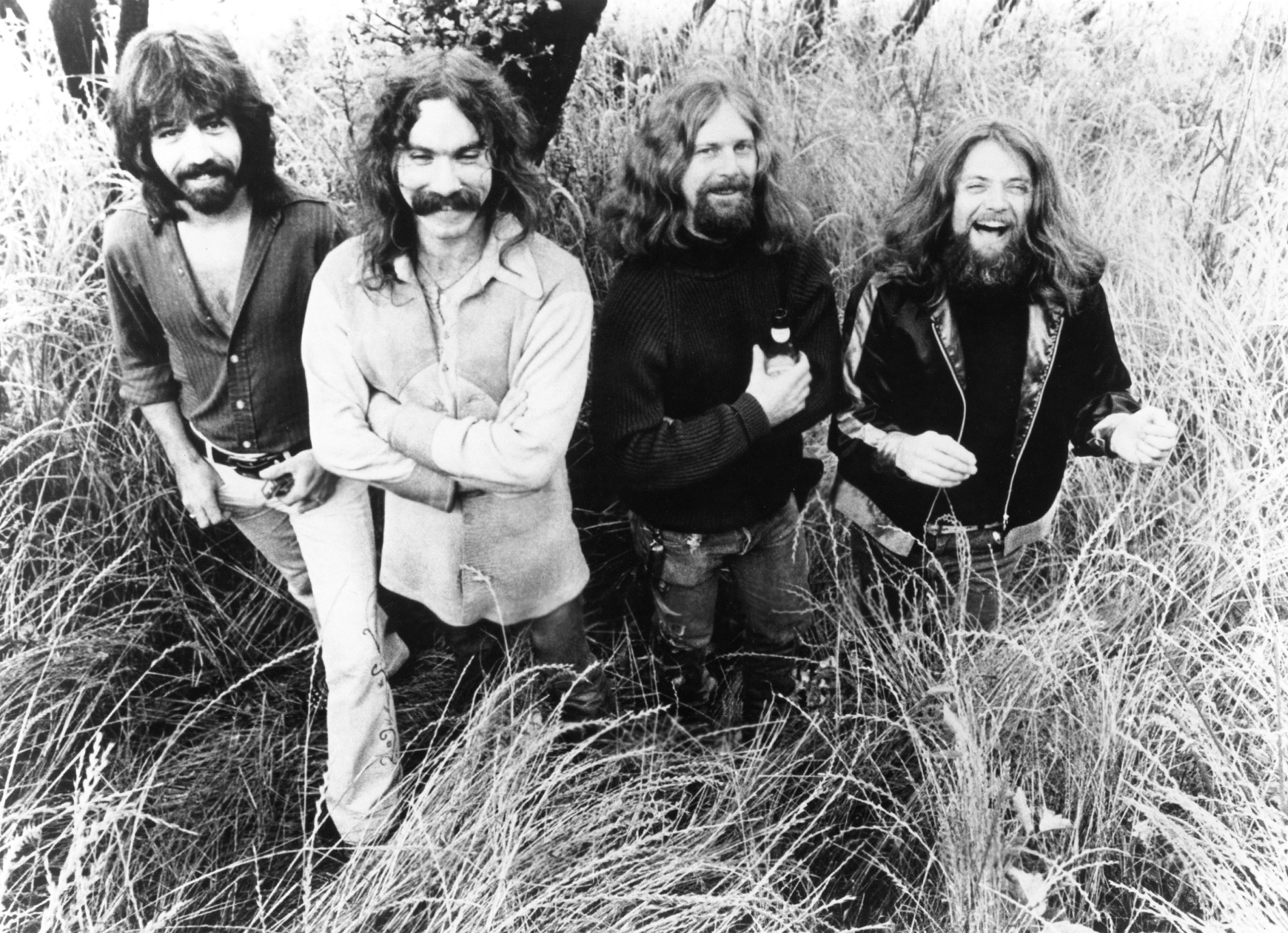 The Byrds in the grass